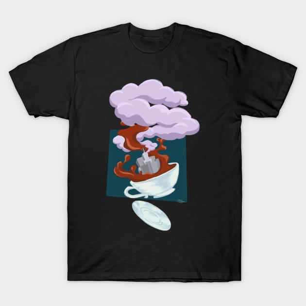 Storm in a Teacup T-Shirt by artsydino